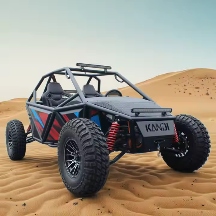 Black rugged golf cart or utility vehicle